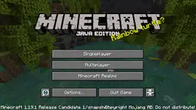 Java Edition 1.19.1 Release Candidate 1.png: Infobox image for Minecraft 1.19.1 Release Candidate 1 the version in Minecraft