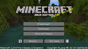 Java Edition 1.19.4 Pre-release 2.png: Infobox image for Minecraft 1.19.4 Pre-release 2 the version in Minecraft