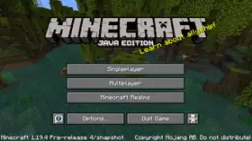 Java Edition 1.19.4 Pre-release 4.png: Infobox image for Minecraft 1.19.4 Pre-release 4 the version in Minecraft
