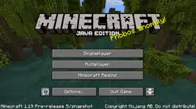 Java Edition 1.19 Pre-release 5.png: Infobox image for Minecraft 1.19 Pre-release 5 the version in Minecraft