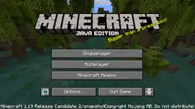Java Edition 1.19 Release Candidate 2.png: Infobox image for Minecraft 1.19 Release Candidate 2 the version in Minecraft