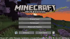Java Edition 1.20.2 Release Candidate 1.png: Infobox image for Minecraft 1.20.2 Release Candidate 1 the version in Minecraft