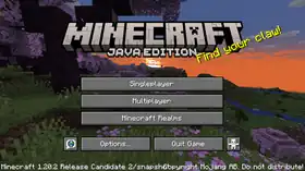 Java Edition 1.20.2 Release Candidate 2.png: Infobox image for Minecraft 1.20.2 Release Candidate 2 the version in Minecraft