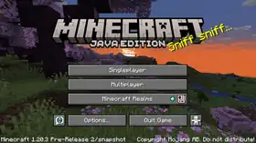 Java Edition 1.20.3 Pre-Release 2.png: Infobox image for Minecraft 1.20.3 Pre-Release 2 the version in Minecraft