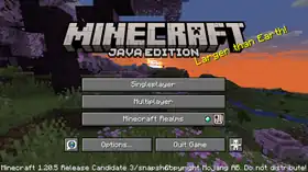 Java Edition 1.20.5 Release Candidate 3.png: Infobox image for Minecraft 1.20.5 Release Candidate 3 the version in Minecraft