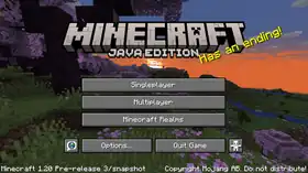 Java Edition 1.20 Pre-release 3.png: Infobox image for Minecraft 1.20 Pre-release 3 the version in Minecraft