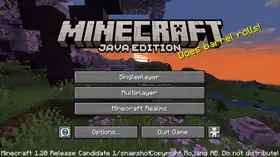 Java Edition 1.20 Release Candidate 1.png: Infobox image for Minecraft 1.20 Release Candidate 1 the version in Minecraft