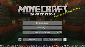 Java Edition 1.21.2 Release Candidate 2.png: Infobox image for Minecraft 1.21.2 Release Candidate 2 the version in Minecraft