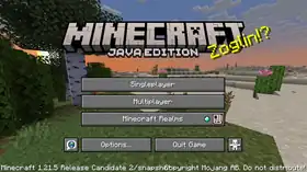 Java Edition 1.21.5 Release Candidate 2.png: Infobox image for Minecraft 1.21.5 Release Candidate 2 the version in Minecraft