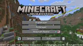 Java Edition 1.21.6-pre4.png: Infobox image for Minecraft 1.21.6 Pre-Release 4 the version in Minecraft