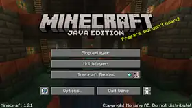 Java Edition 1.21.png: Infobox image for Minecraft 1.21 the version in Minecraft
