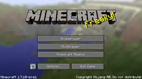 Java Edition 1.7.10-pre1.png: Infobox image for Minecraft 1.7.10-pre1 the version in Minecraft