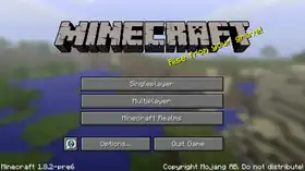 Java Edition 1.8.2-pre6.png: Infobox image for 1.8.2-pre6 the version in Minecraft