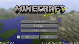 Java Edition 1.8.4.png: Infobox image for Minecraft 1.8.4 the version in Minecraft
