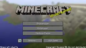 Java Edition 12w17a.png: Infobox image for Minecraft 12w17a the version in Minecraft