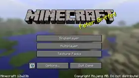 Java Edition 12w23b.png: Infobox image for Minecraft 12w23b the version in Minecraft