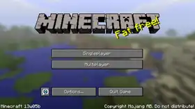 Java Edition 13w05b.png: Infobox image for Minecraft 13w05b the version in Minecraft