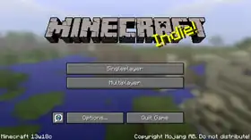 Java Edition 13w18c.png: Infobox image for Minecraft 13w18c the version in Minecraft