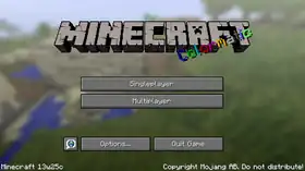 Java Edition 13w25c.png: Infobox image for Minecraft 13w25c the version in Minecraft