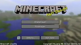 Java Edition 13w39a.png: Infobox image for 13w39a the version in Minecraft