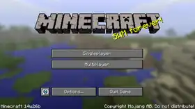 Java Edition 14w26b.png: Infobox image for 14w26b the version in Minecraft