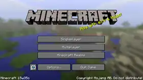 Java Edition 15w35c.png: Infobox image for 15w35c the version in Minecraft