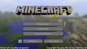 Java Edition 16w50a.png: Infobox image for Minecraft 16w50a the version in Minecraft