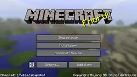 Java Edition 17w16a.png: Infobox image for Minecraft 17w16a the version in Minecraft