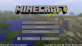 Java Edition 17w17a.png: Infobox image for Minecraft 17w17a the version in Minecraft