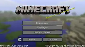 Java Edition 17w18a.png: Infobox image for Minecraft 17w18a the version in Minecraft