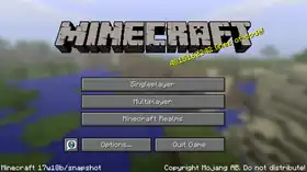 Java Edition 17w18b.png: Infobox image for Minecraft 17w18b the version in Minecraft