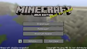 Java Edition 18w22a.png: Infobox image for Minecraft 18w22a the version in Minecraft
