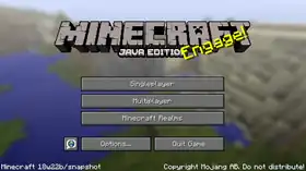 Java Edition 18w22b.png: Infobox image for Minecraft 18w22b the version in Minecraft