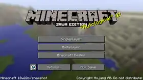 Java Edition 18w22c.png: Infobox image for Minecraft 18w22c the version in Minecraft