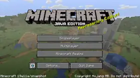 Java Edition 19w11a.png: Infobox image for Minecraft 19w11a the version in Minecraft