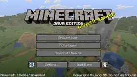 Java Edition 19w36a.png: Infobox image for Minecraft 19w36a the version in Minecraft