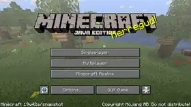 Java Edition 19w42a.png: Infobox image for Minecraft 19w42a the version in Minecraft