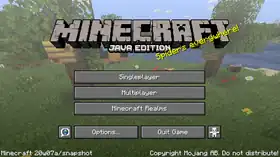 Java Edition 20w07a.png: Infobox image for Minecraft 20w07a the version in Minecraft