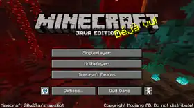 Java Edition 20w29a.png: Infobox image for Minecraft 20w29a the version in Minecraft