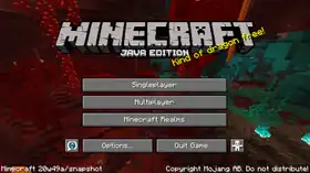 Java Edition 20w49a.png: Infobox image for Minecraft 20w49a the version in Minecraft