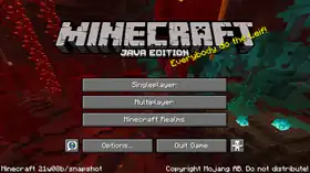 Java Edition 21w08b.png: Infobox image for Minecraft 21w08b the version in Minecraft