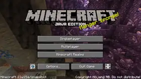 Java Edition 21w15a.png: Infobox image for Minecraft 21w15a the version in Minecraft