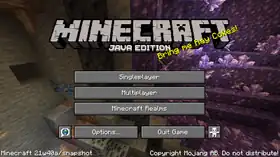 Java Edition 21w40a.png: Infobox image for Minecraft 21w40a the version in Minecraft