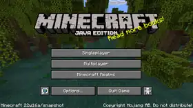 Java Edition 22w16a.png: Infobox image for Minecraft 22w16a the version in Minecraft