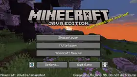 Java Edition 23w18a.png: Infobox image for Minecraft 23w18a the version in Minecraft