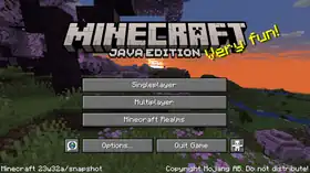Java Edition 23w32a.png: Infobox image for Minecraft 23w32a the version in Minecraft