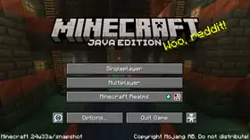 Java Edition 24w33a.png: Infobox image for Minecraft 24w33a the version in Minecraft