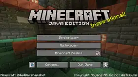 Java Edition 24w40a.png: Infobox image for Minecraft 24w40a the version in Minecraft