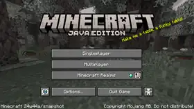 Java Edition 24w44a.png: Infobox image for Minecraft 24w44a the version in Minecraft