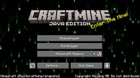 Java Edition 25w14craftmine.png: Infobox image for Minecraft 25w14craftmine the version in Minecraft